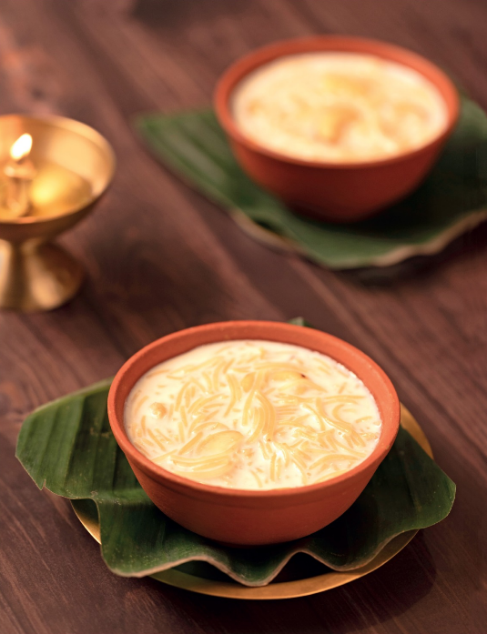 A bowl of semia payasam, evoking loving food memories from Amma's kitchen